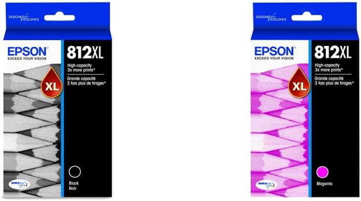 EPSON T812 DURABrite Ultra Ink Cartridges for Quality Printing