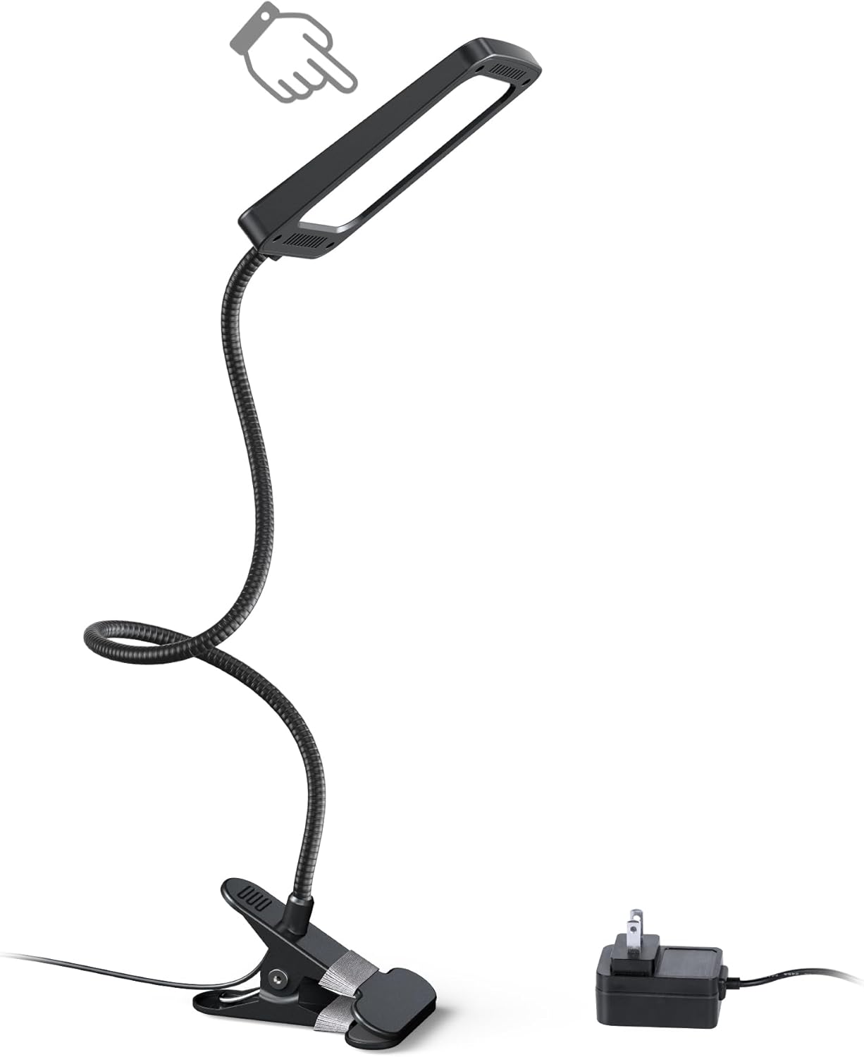 TROND LED Desk Lamp with Clamp: Super Bright & Dimmable