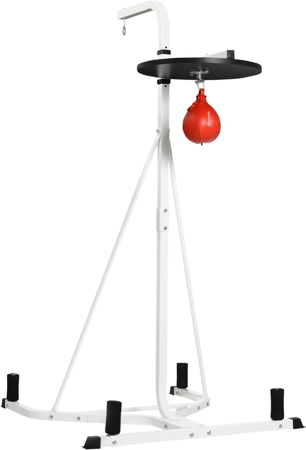 Soozier 2-in-1 Punching Bag Stand: Adjustable & Heavy-Duty