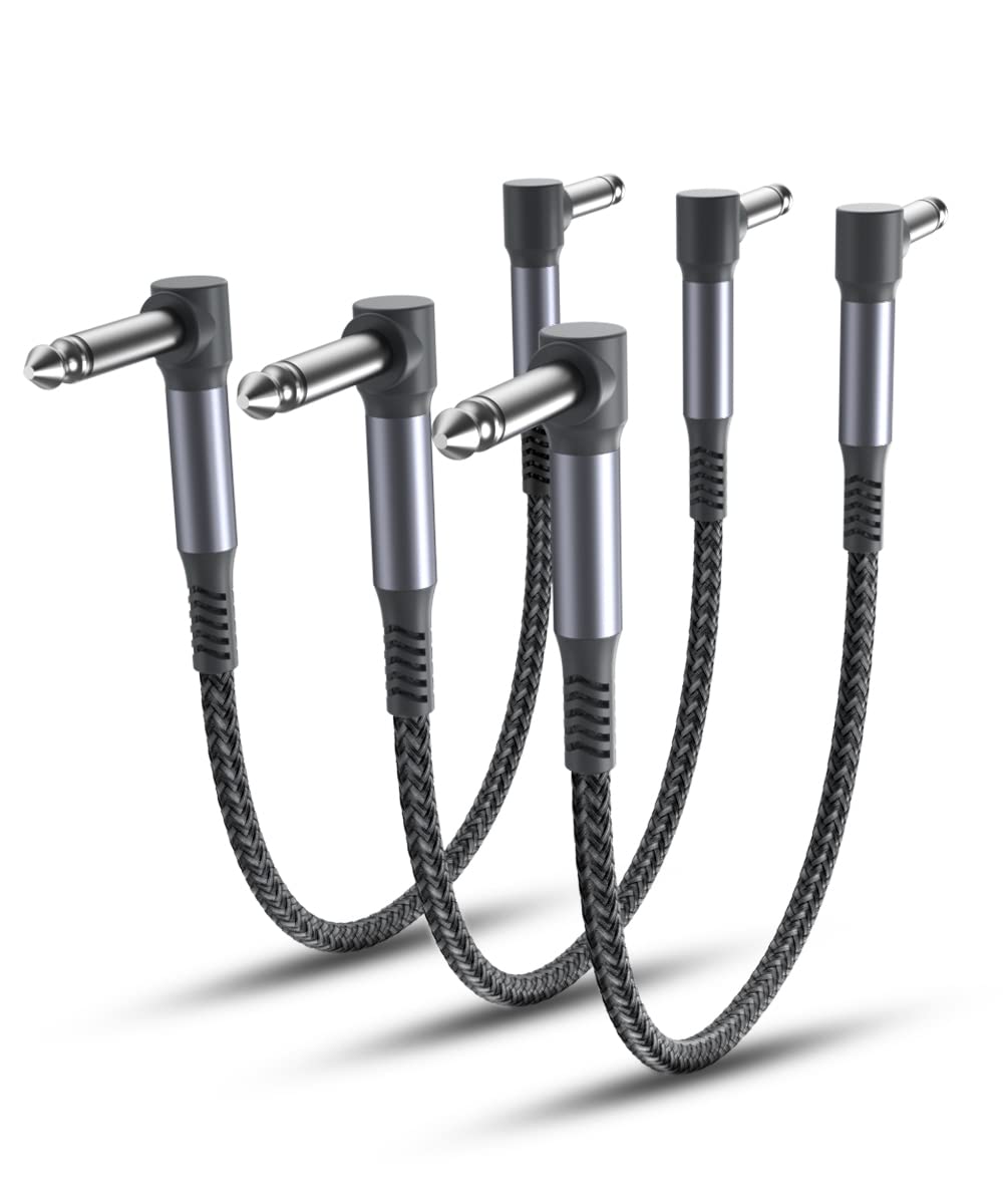 Elebase 6 Guitar Patch Cables 3-Pack - Premium Quality