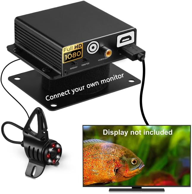 Crystal Clear Underwater Fishing Cam with TV connectivity