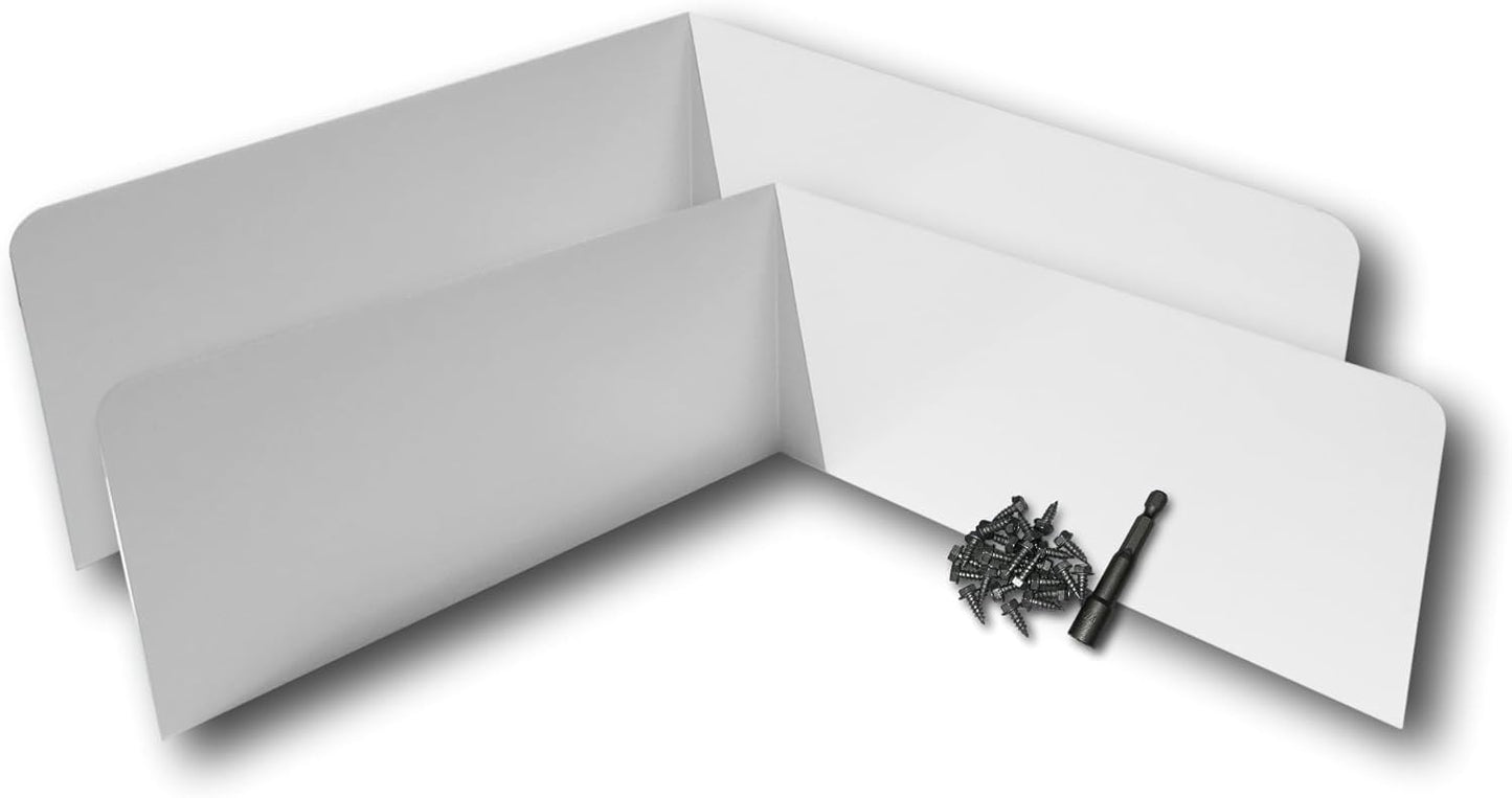 Eagle 1 Rain Gutter Valley Splash Guards for Perfect Drainage