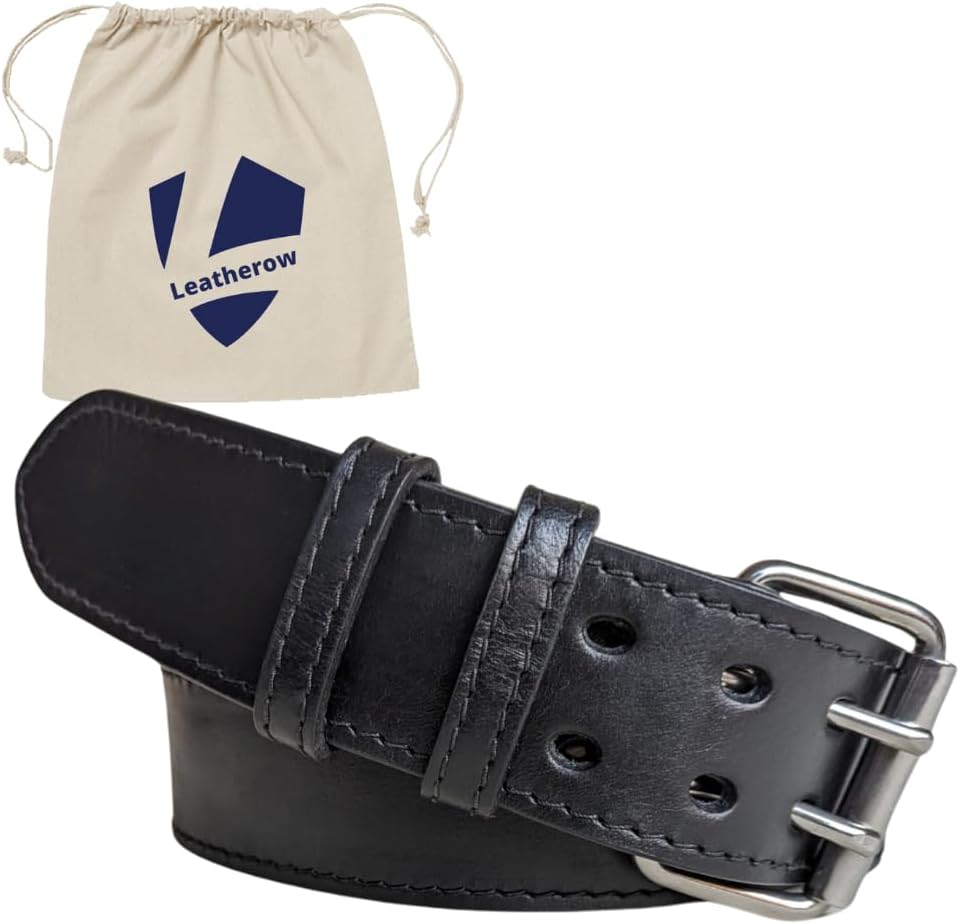 2 Inch Wide Leather Tool Belt for Men | Adjustable and Durable