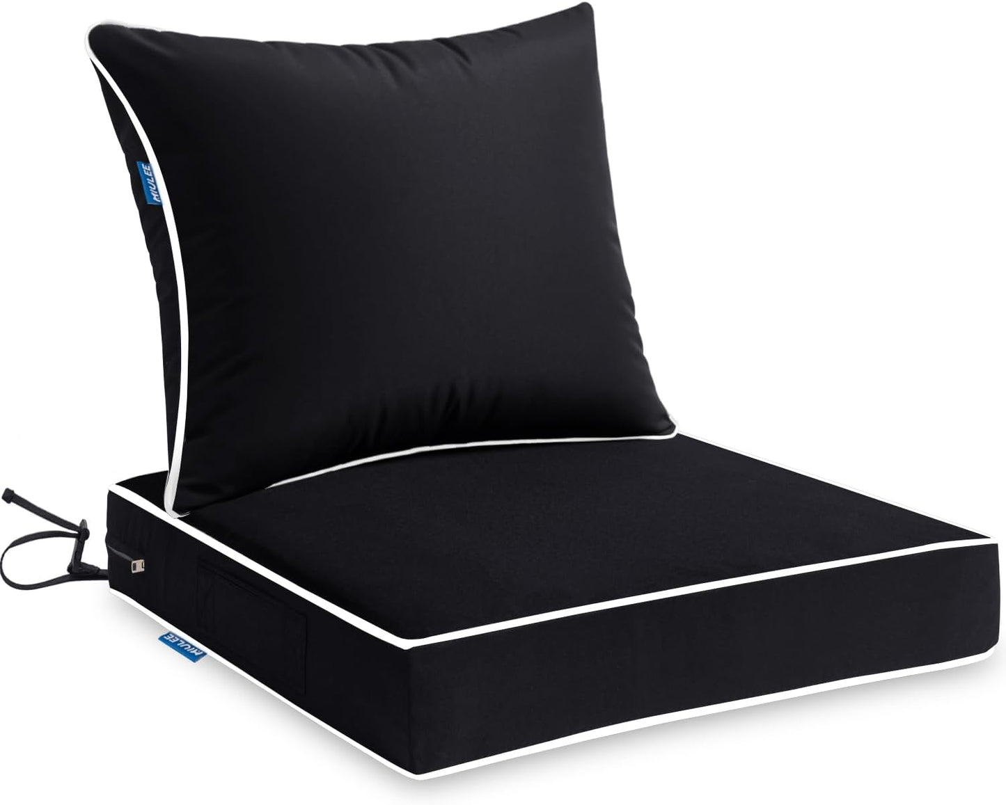 MIULEE Outdoor Seat Cushion Set for Comfortable Patio Seating
