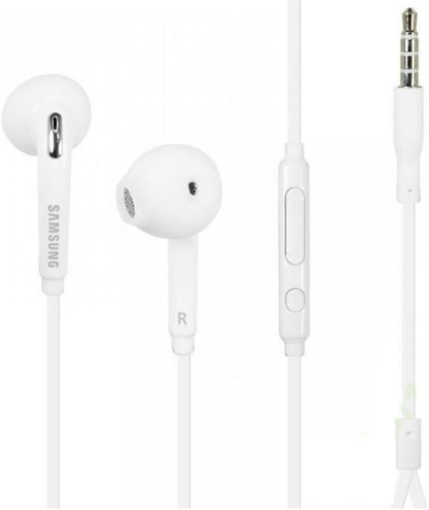 Samsung White Wired Headset - Premium Sound Experience
