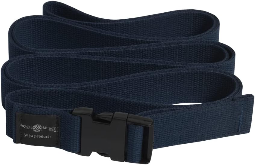 Hugger Mugger Navy Yoga Strap - Easy Release!