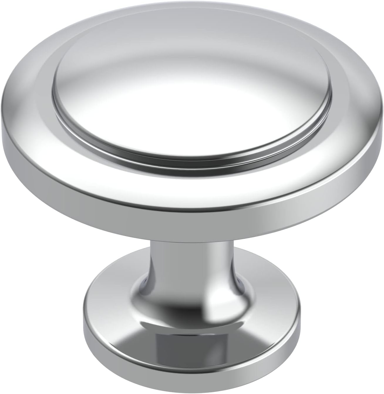 Alzassbg 25 Pack Polished Chrome Cabinet Knobs for Style