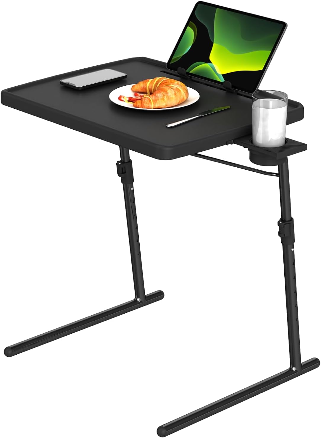 Adjustable XL TV Tray Table - Ultimate Comfort & Convenience!