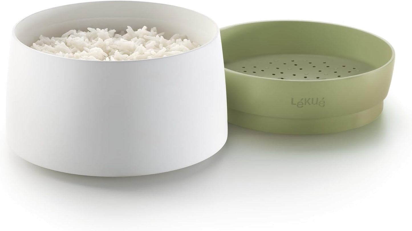 Lekue Microwave Rice Cooker - 1L Green