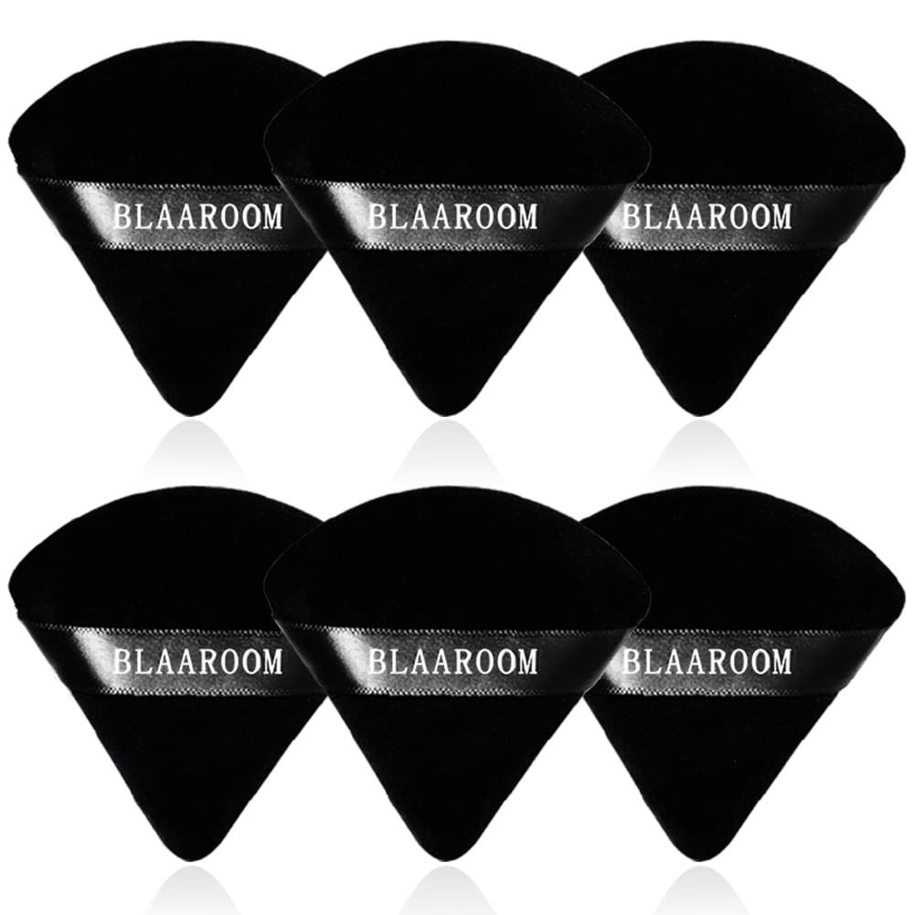 Velvet Triangle Soft Makeup Puffs x6 - Flawless Contouring