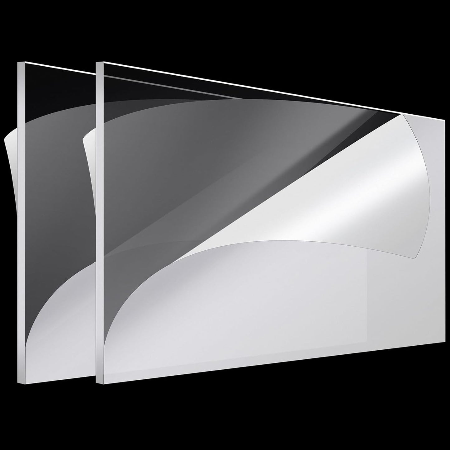 Clear Acrylic Sheet for Craft Engraving and Display Projects