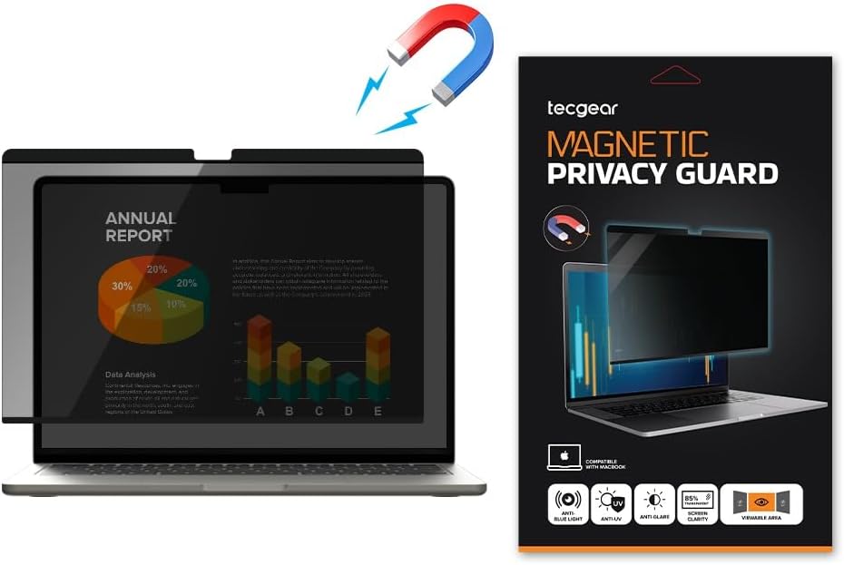 Magnetic Privacy Screen Protector for Macbook Air/Pro 14.2 in
