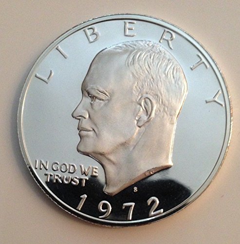 1972 Eisenhower Silver Proof $1 Coin - Very Good Condition