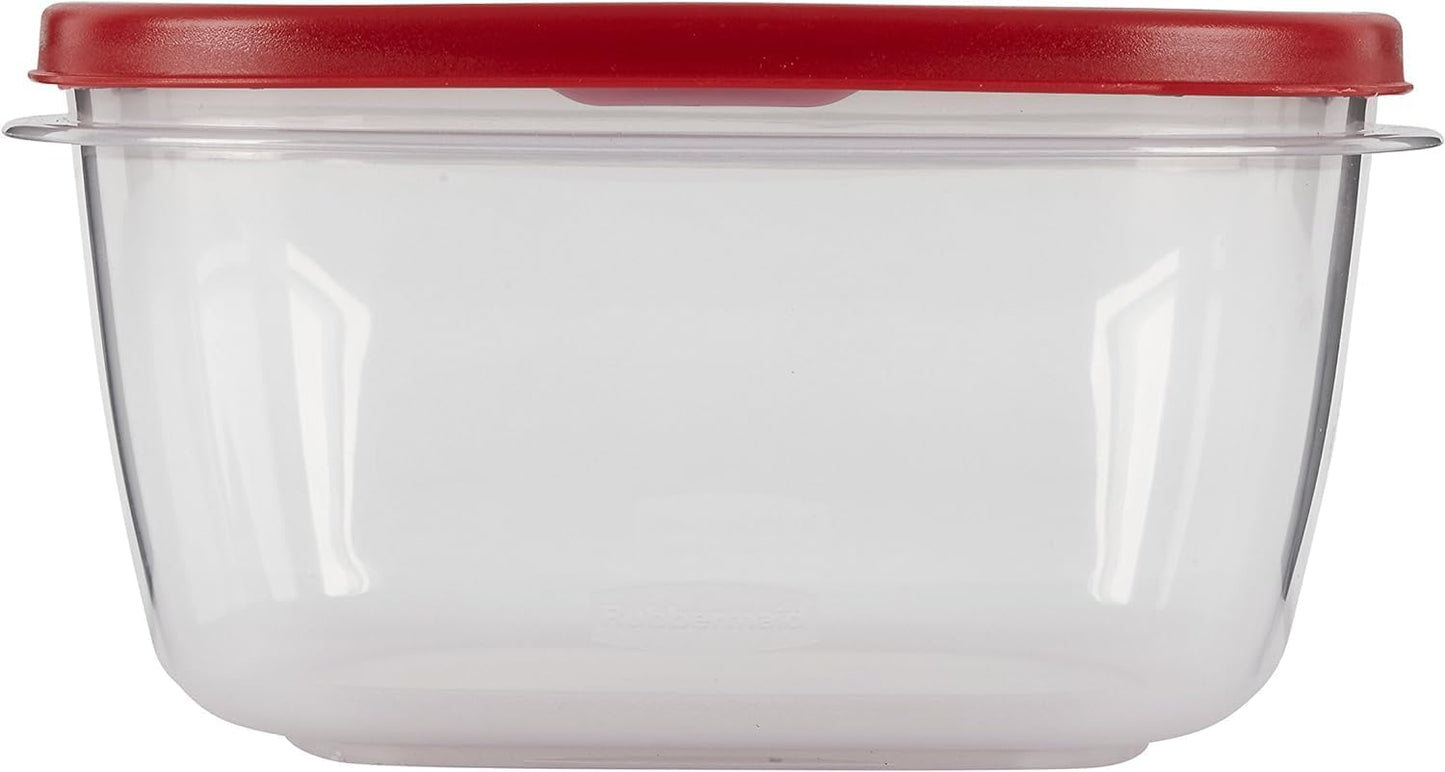 Rubber maid Food Storage Containers Set for Organized Meals