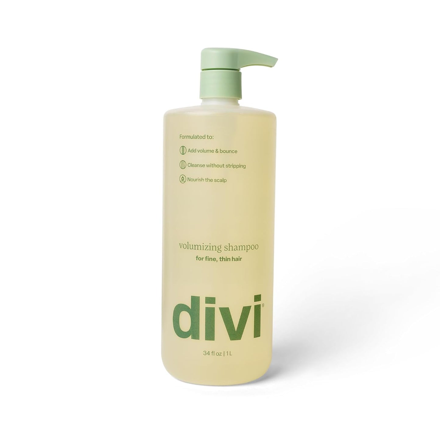 Divi Volumizing Shampoo for Fine Hair - Lightweight Cleanser