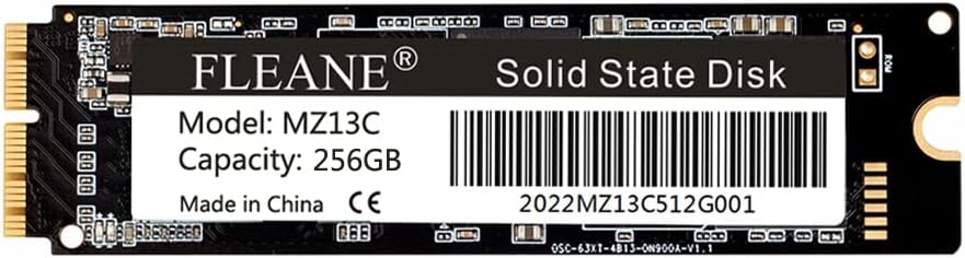MZ13C 256GB SSD Replacement for MacBook Pro and Air Models