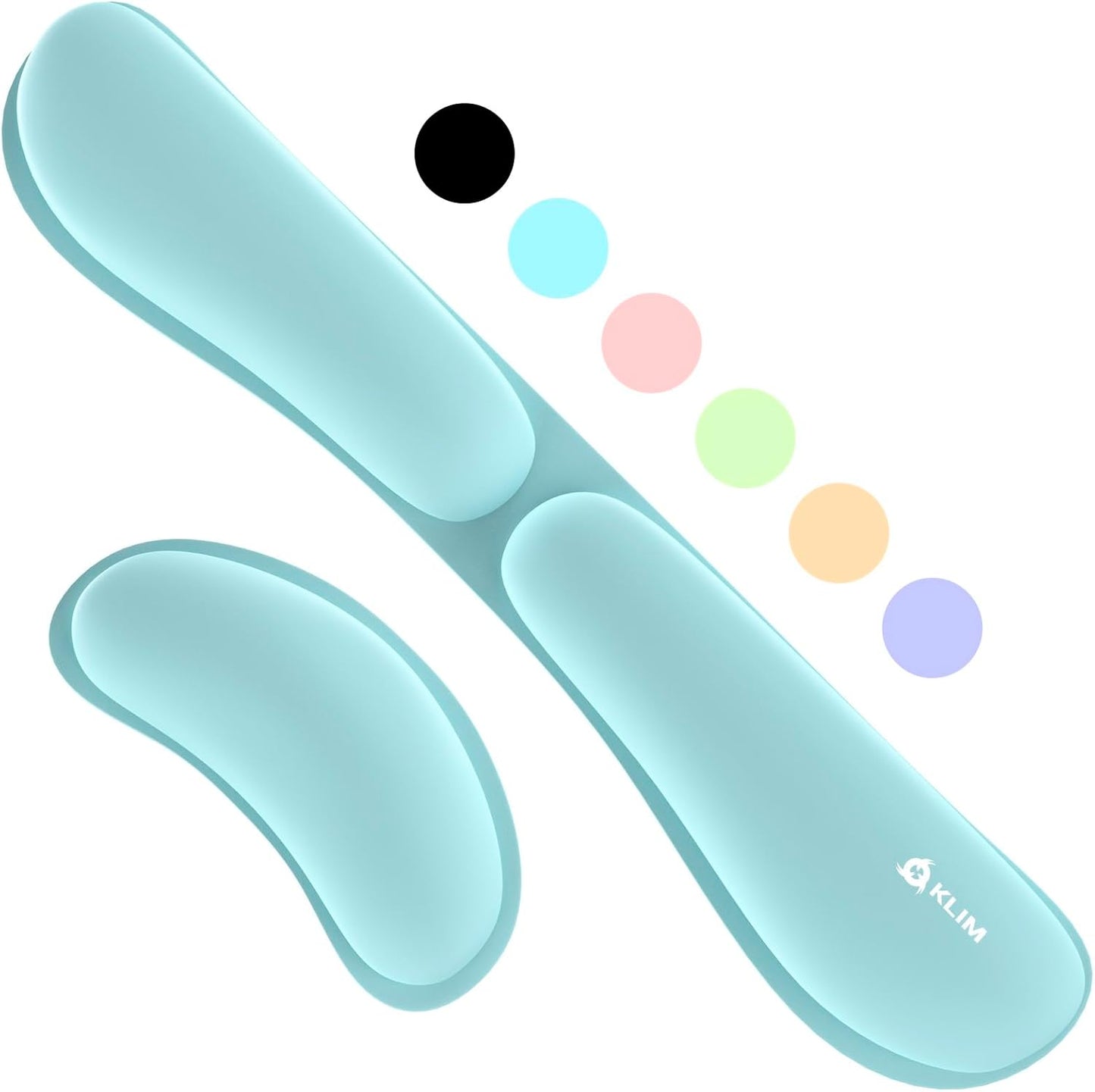 KLIM Silky Gel Wrist Rest Set - Pain Relief