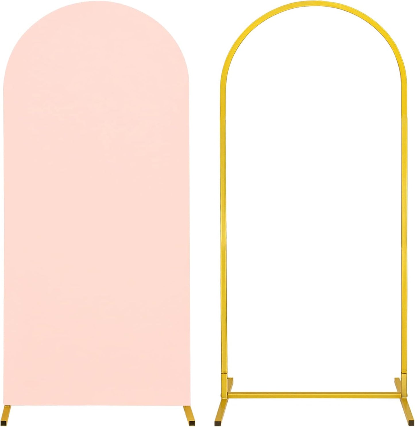 Metal Arch Stand and Cover Set for Weddings and Parties