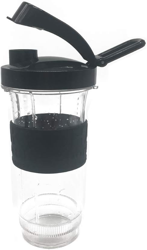 Magic Bullet Blender 20oz Cup Set - Non-Slip Ring & Lid Replacement