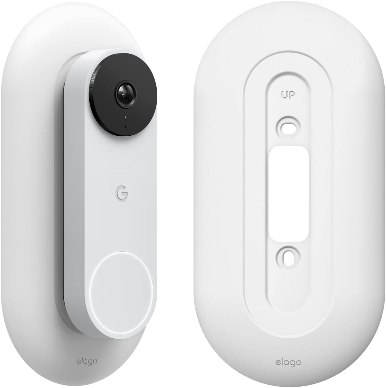 elago Mount for Google Nest Hello - Perfect Color Match, Improved Angle