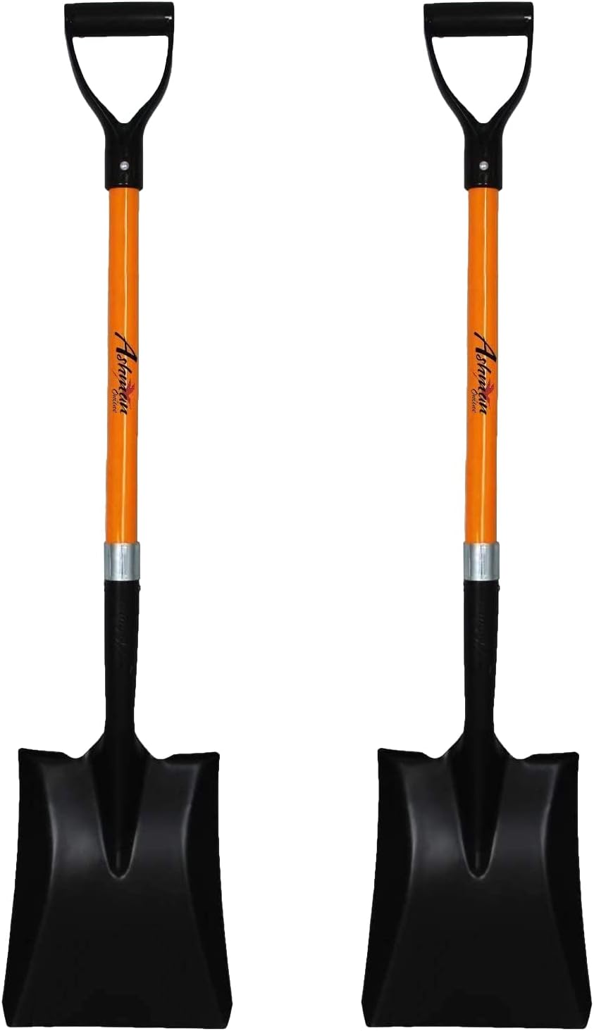 Ashman Transfer Shovel 2 Pack for Heavy Duty Outdoor Work