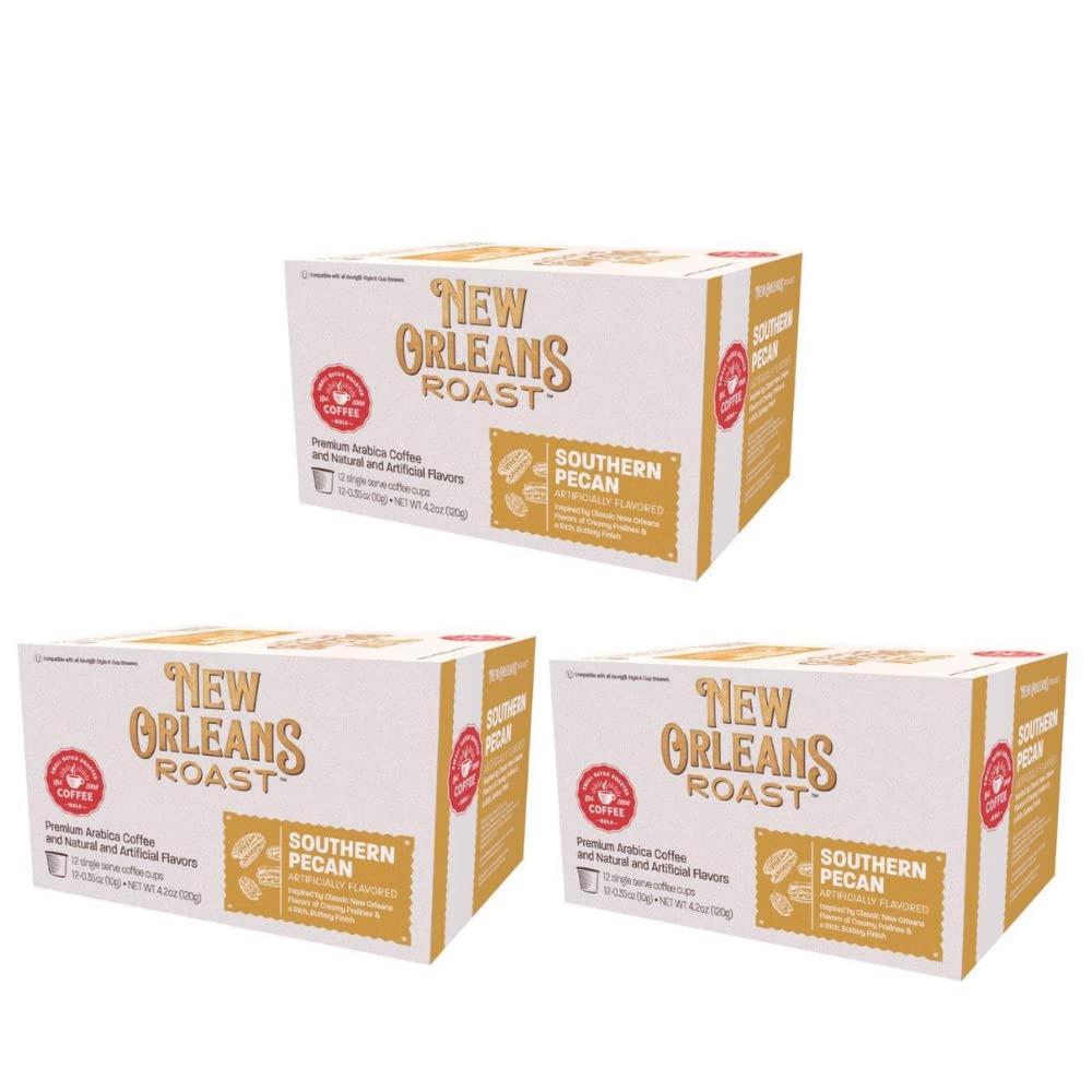New Orleans Roast Southern Pecan Coffee Pods - Nutty Flavor