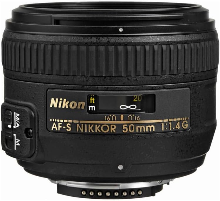 Nikon AF-S FX NIKKOR 50mm f/1.4G Lens for DSLR Cameras
