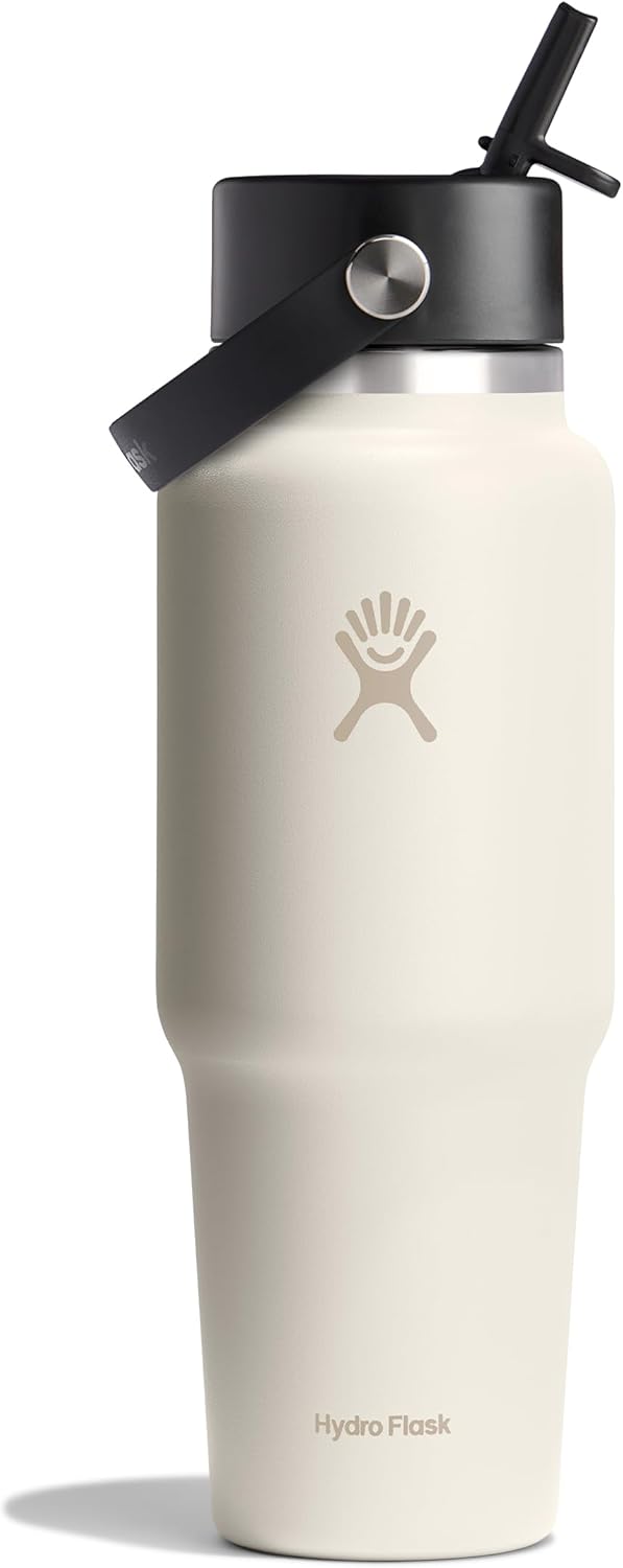 Hydro Flask 32 Oz Insulated Water Bottle with Straw Lid