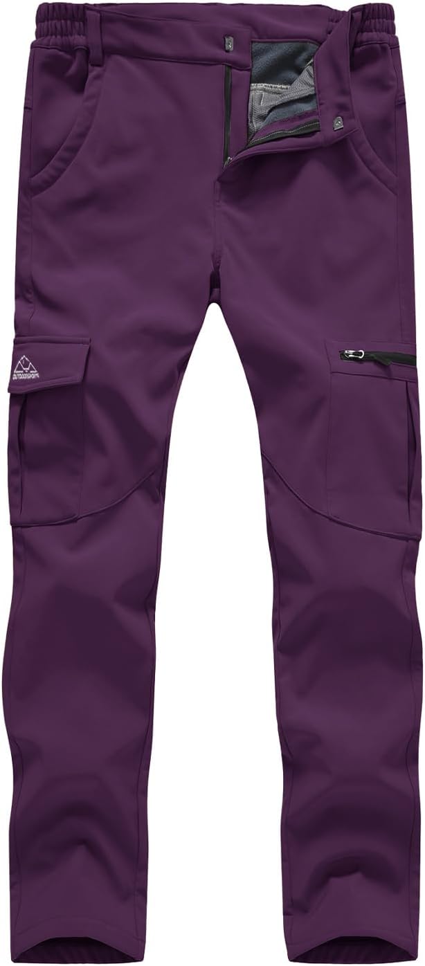 Gopune Women's Waterproof Windproof Insulated Hiking Pants