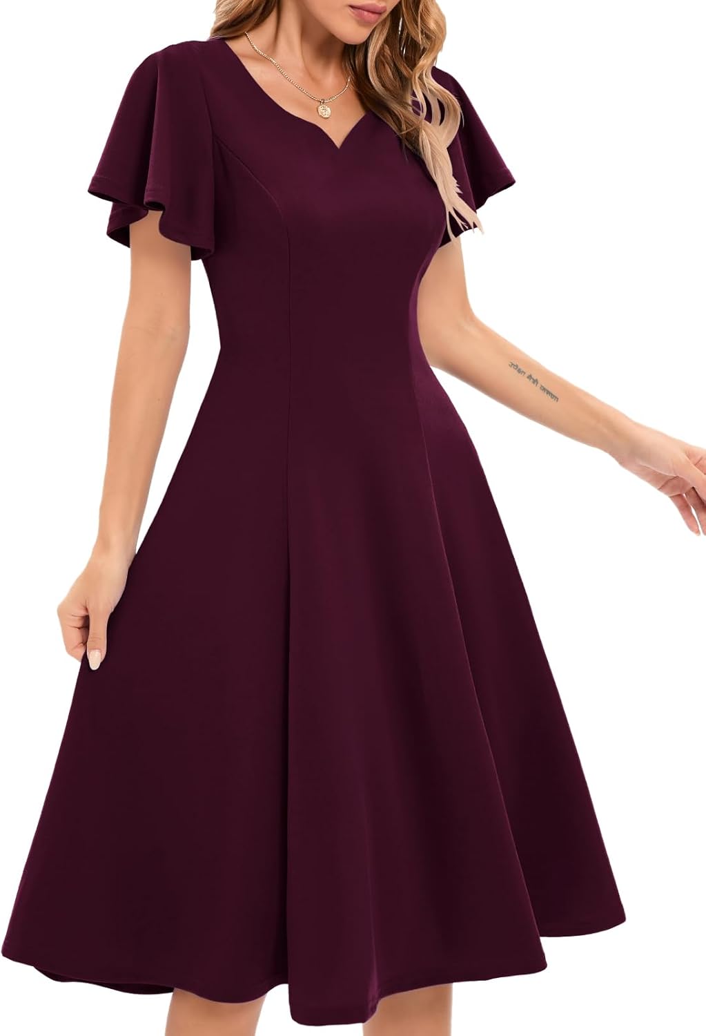 HomRain Wedding Guest Dresses for Women - Vintage Fit and Flare