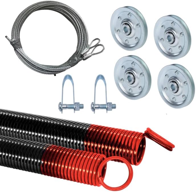 Heavy-Duty Double-Looped Garage Door Extension Springs Bundle