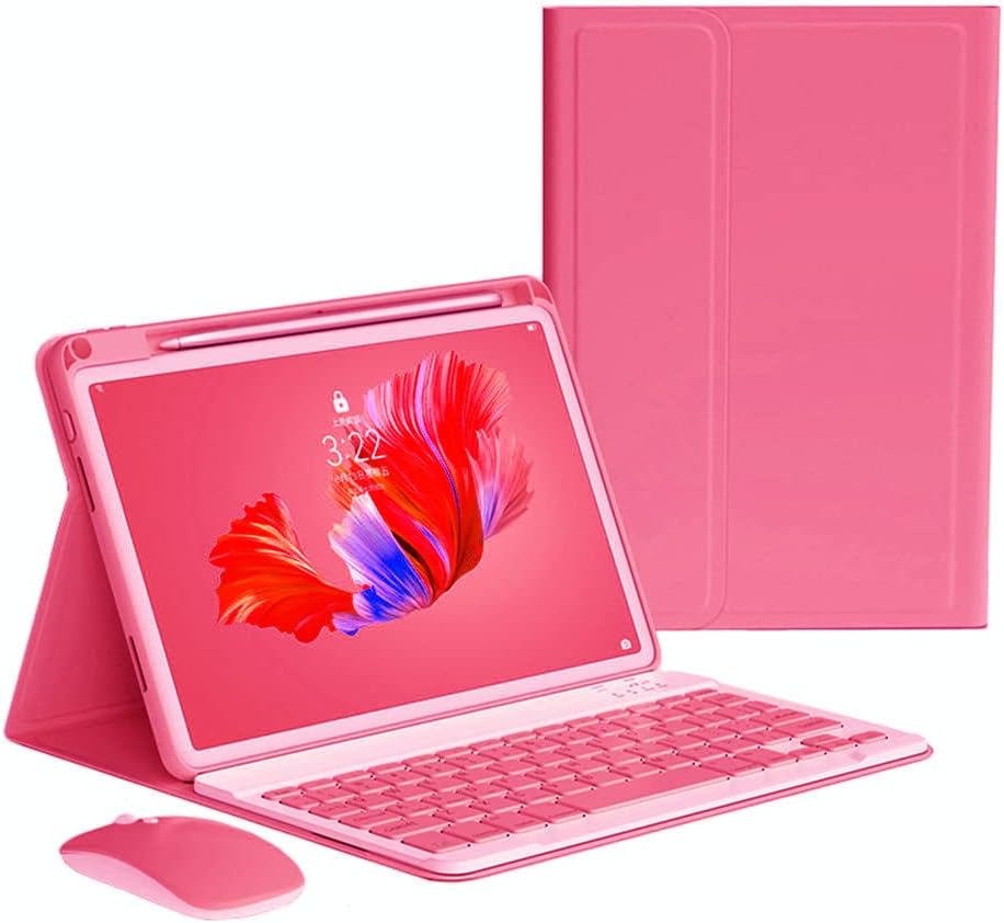 Keyboard Case Mouse for iPad A16 with Detachable Color Keyboard