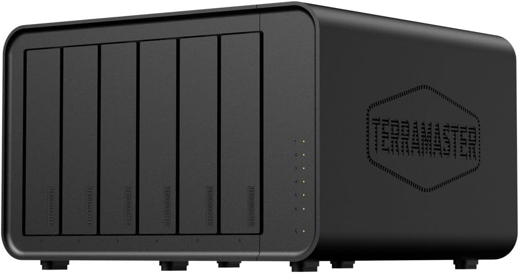 TERRAMASTER F6-424 NAS Storage with N95 Quad-Core CPU and 8GB RAM
