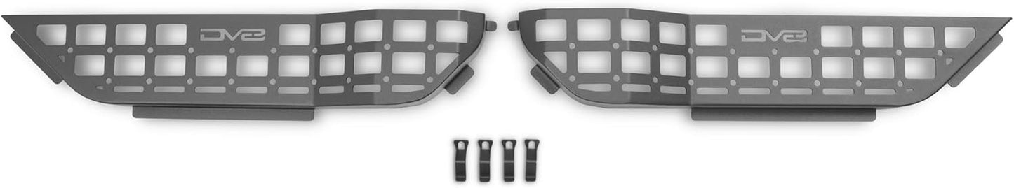 DV8 Offroad Front Door Pocket Molle Panels for Jeep Wrangler JL