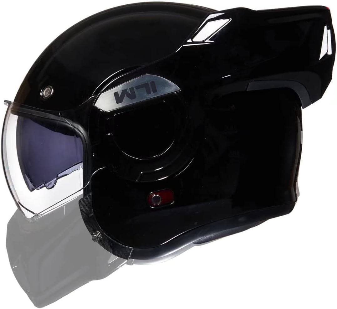 ILM Vintage Full Face Modular Motorcycle Helmet for Safe Riding