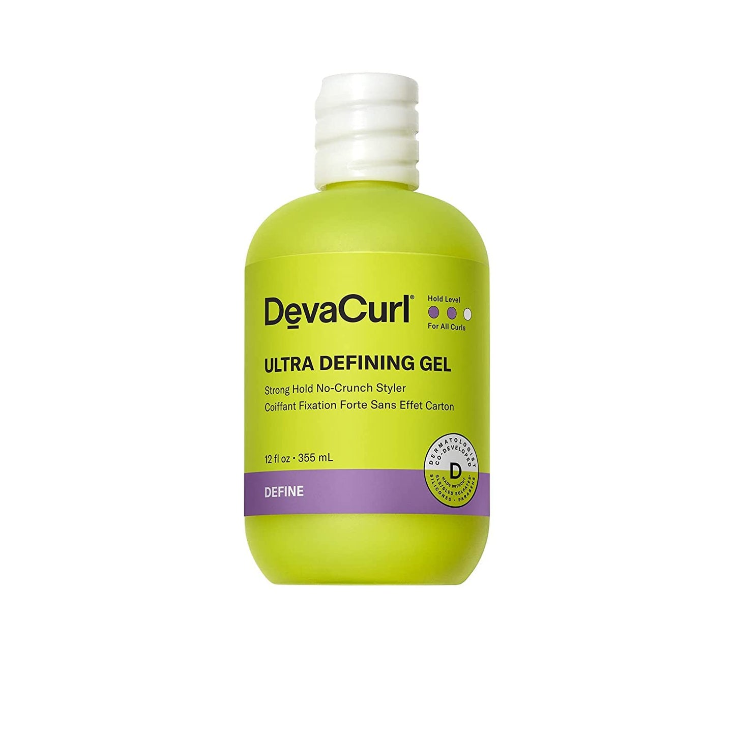 DevaCurl Ultra Defining Gel for Strong Hold and Non-Crunchy Curls