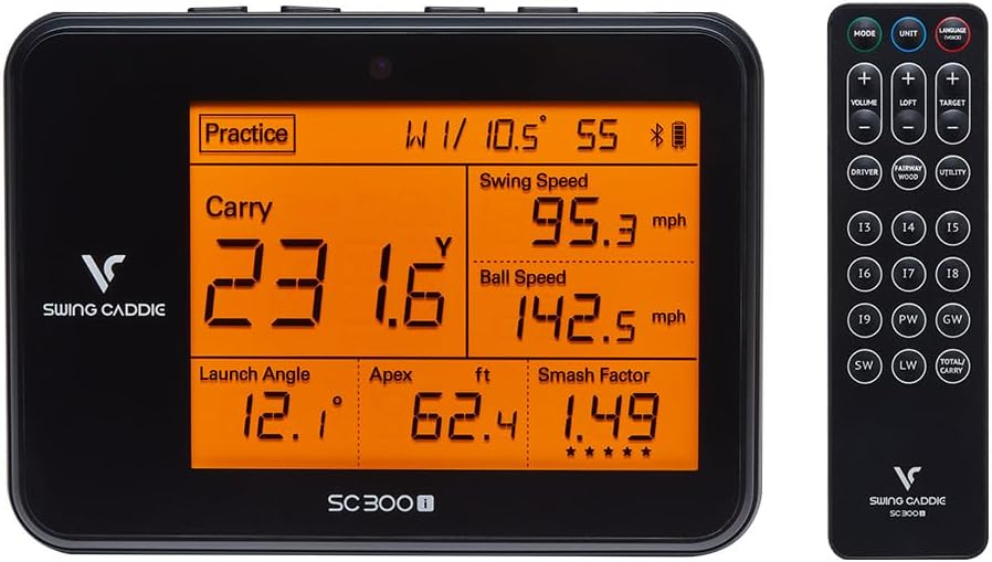Voice Caddie Golf Launch Monitor | Real-Time Shot Tracking