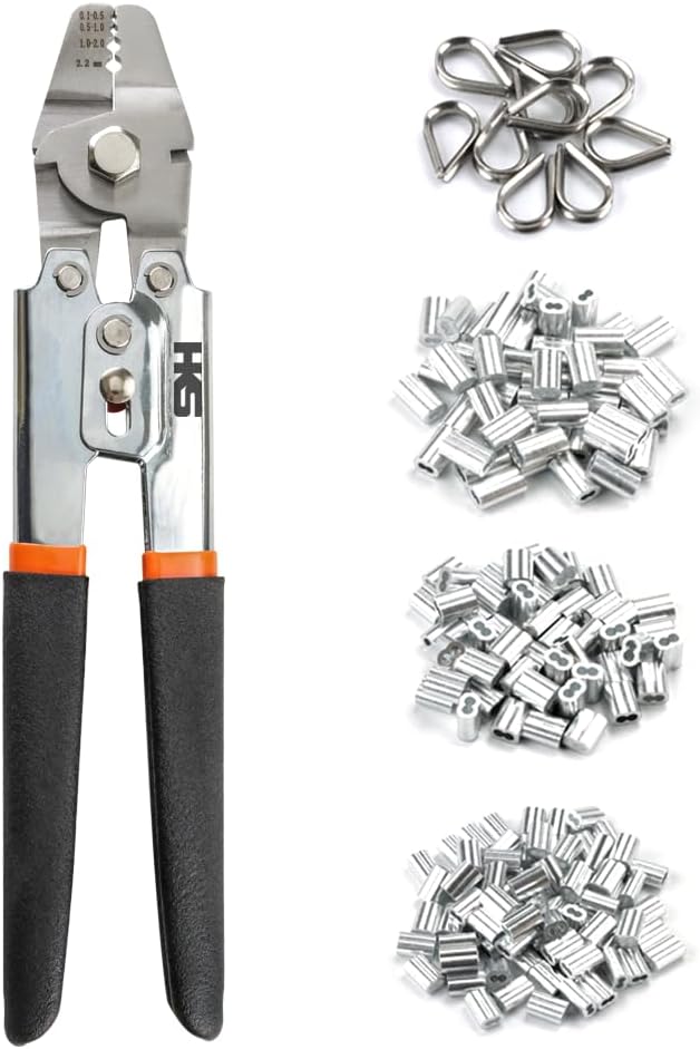 Pro Fishing Wire Crimp Tool Set with Cutting Function