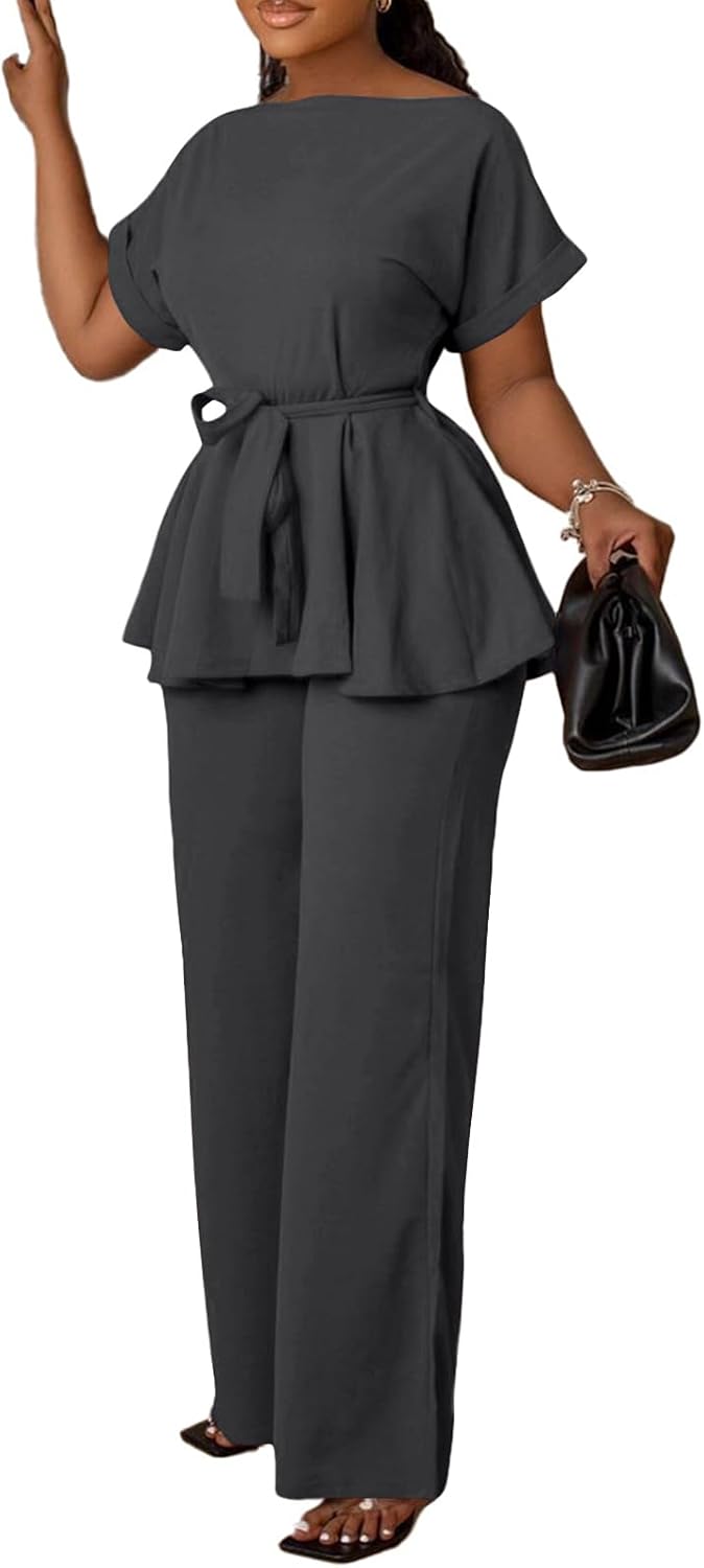 Women's 2 Piece Outfits Suit Set for Business and Casual Wear