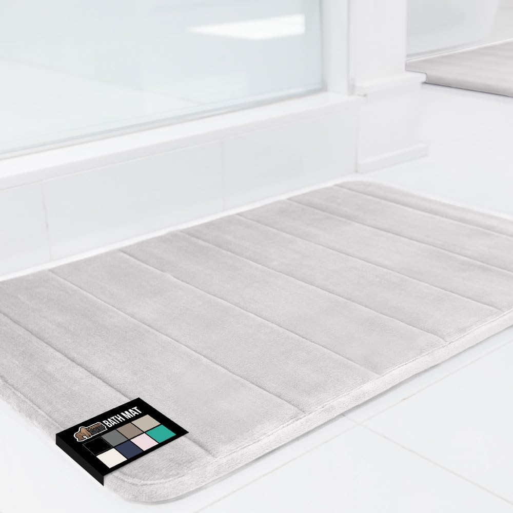 GORILLA GRIP Memory Foam Bath Mat for Ultimate Comfort and Style