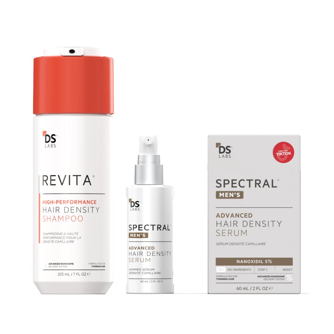 Revita Shampoo & Spectral Mens Serum Kit for Thicker Hair