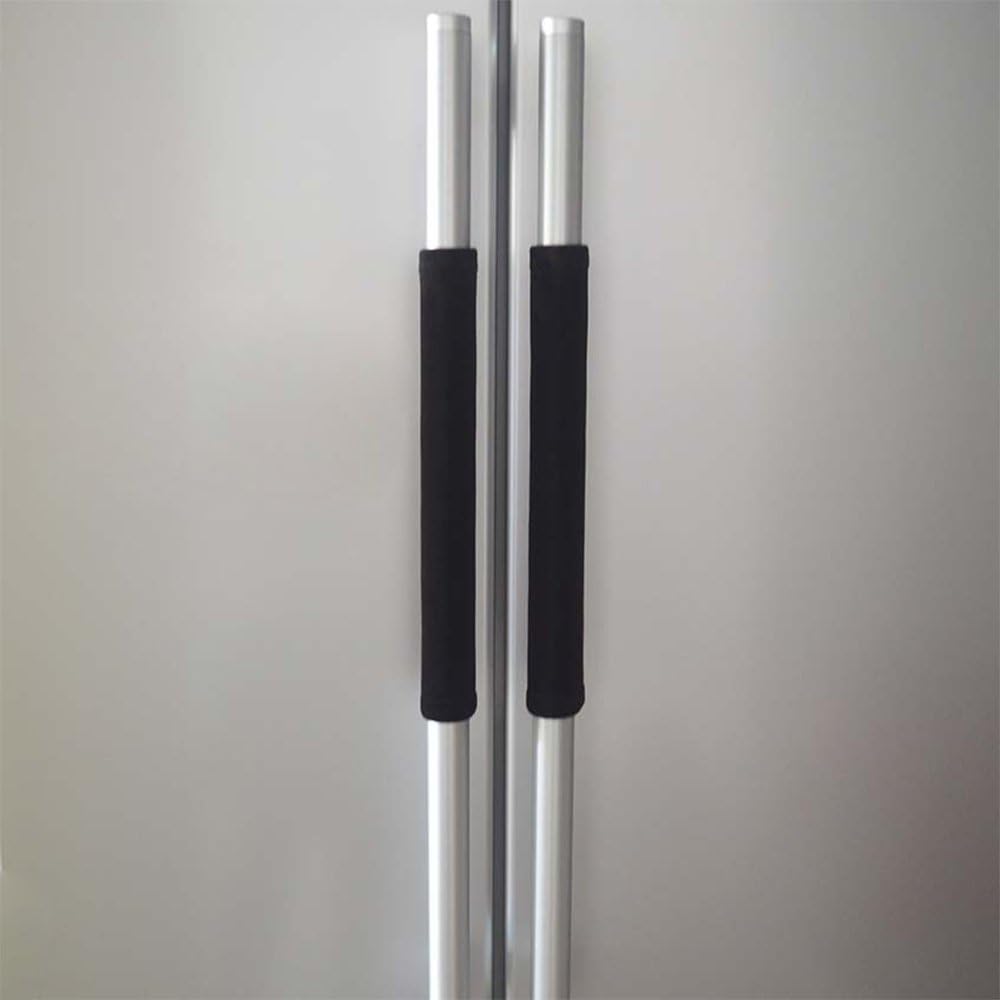 Protective Black Handle Covers - Stop Drips & Smudges