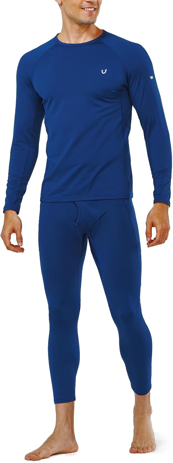 NORTHYARD Thermal Underwear for Men Long Johns Fleece Lined