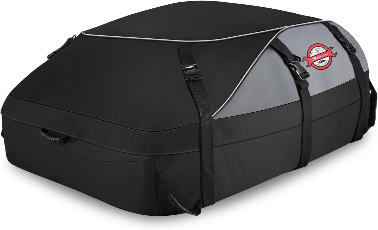 Sailnovo Waterproof Car Rooftop Cargo Bag - 20 cu ft, No Rack Needed! Securely Tie-Down for Safe Travel