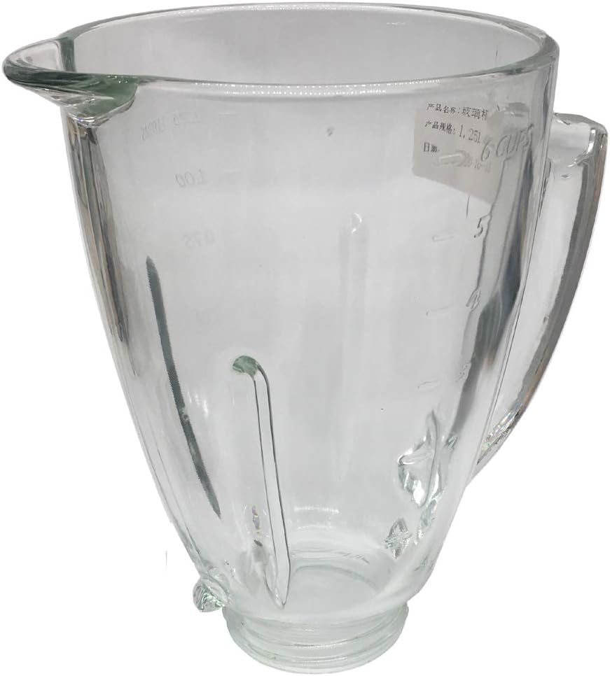 Joystar 6-Cup Glass Jar - Compatible with Oster Blenders