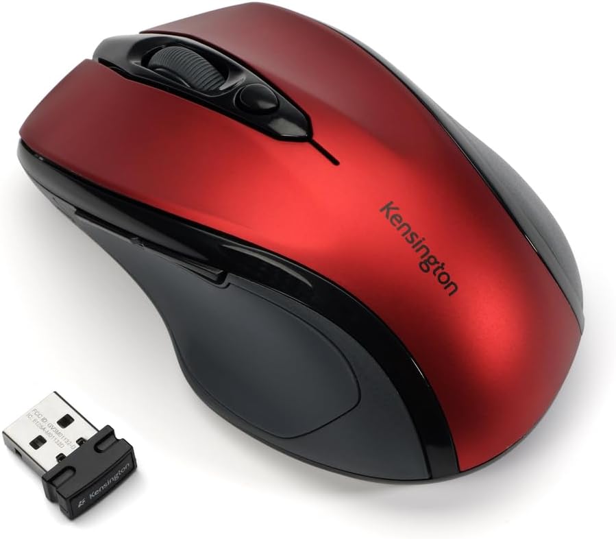 Kensington Wireless Mouse: Enhanced Performance in Ruby Red