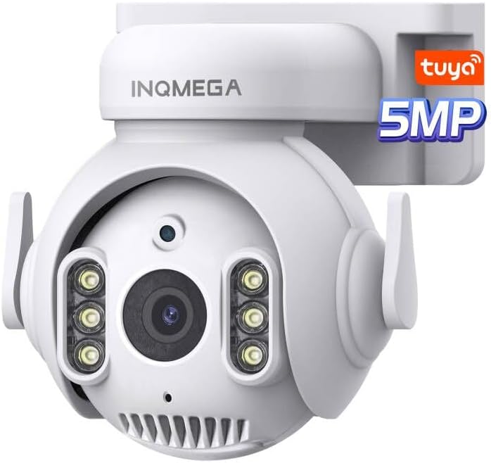 INQMEGA 5MP TUYA Smart Camera for Home Security 2.4G