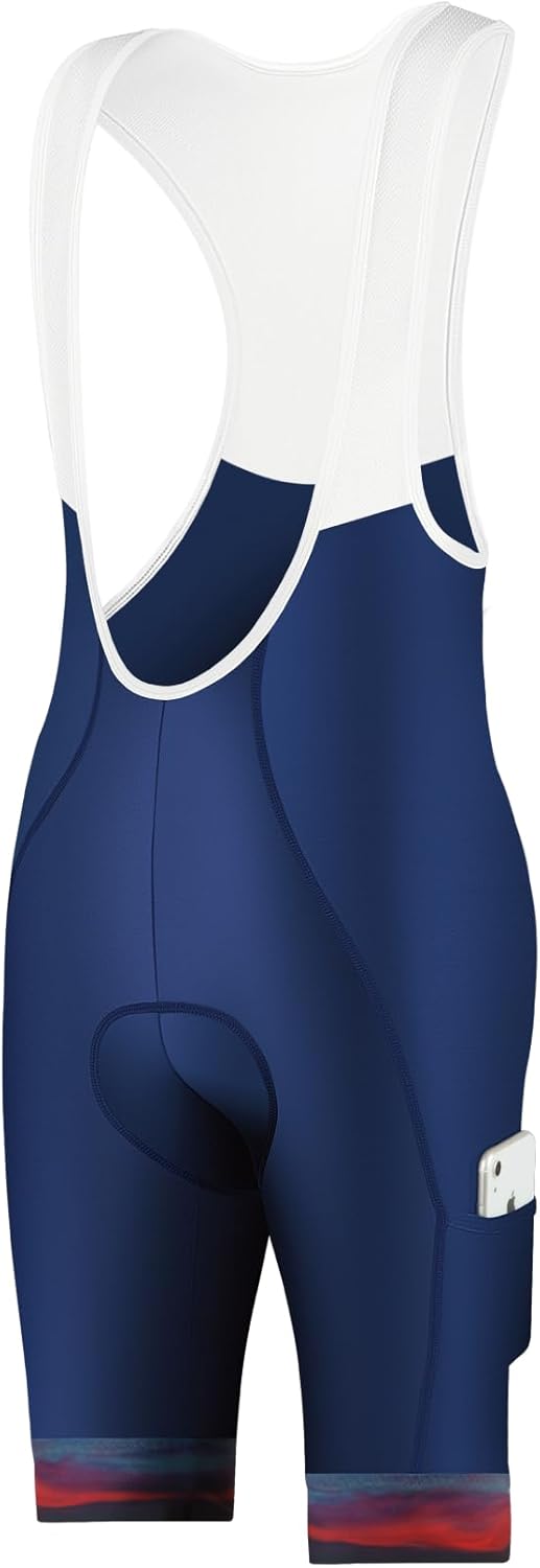CEROTIPOLAR Cycling Bibs Men with Long Riding Pad for Comfort