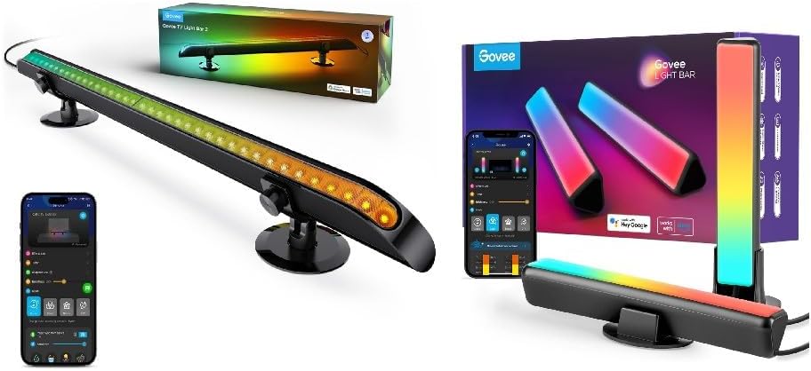 Govee Smart LED Light Bars: Voice Control & Immersive Lighting