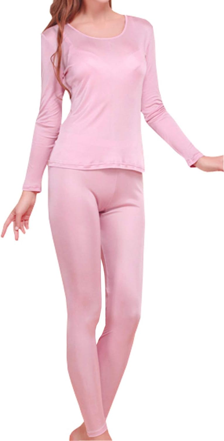 Grenasasilk Womens Silk Long Underwear for Cold Weather Comfort